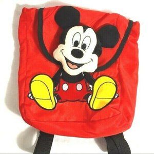Disney Jr Mickey Mouse Bag Backpack Plush Head